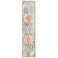 thumbnail image 2 of SAFAVIEH Crystal Debra Southwestern Runner Rug, Orange/Teal, 2'2" x 11', 2 of 10