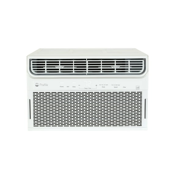 GE 10,000 BTU 110V Smart Window-Mounted Air Conditioner with Wi-Fi