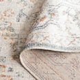 thumbnail image 6 of SAFAVIEH Baltimore Tamara Medallion Polyester Machine Washable Runner Rug, Light Gray/Rust, 2'2" x 8', 6 of 11