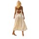 thumbnail image 2 of Vestido De Mujer Cami Color SóLido Correa De Espagueti Sin Espalda Tie-Up Party Beach Vestido De Una LíNea, 2 of 4