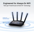 thumbnail image 4 of ASUS RT-BE82U Wi-Fi Bi-Bande 7 (802.11BE) Routeur Intelligent AIMESH Extensible, 4 of 9