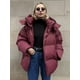 thumbnail image 3 of Abrigos largos de algodón cálidos Vintage para mujer, chaqueta gruesa con bolsillos de manga larga a la moda, prendas de vestir exteriores de oficina para invierno 2024, 3 of 5