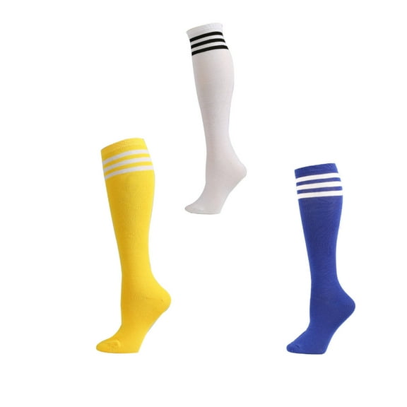 AUQ 3Pair Knee High Socks,Chemical Fiber No Show Socks for Women,No Show Socks Womens,Blue