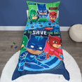 thumbnail image 2 of Juego de Ropa de Cama para Niños Pequeños PJ Masks de 4 Piezas con Edredón Azul, 2 of 7