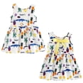 thumbnail image 3 of Gyratedream Kids Baby Girls Sleeveless Dinosaur Printed Hawaii Tutu Dress,2-11Y, 3 of 9