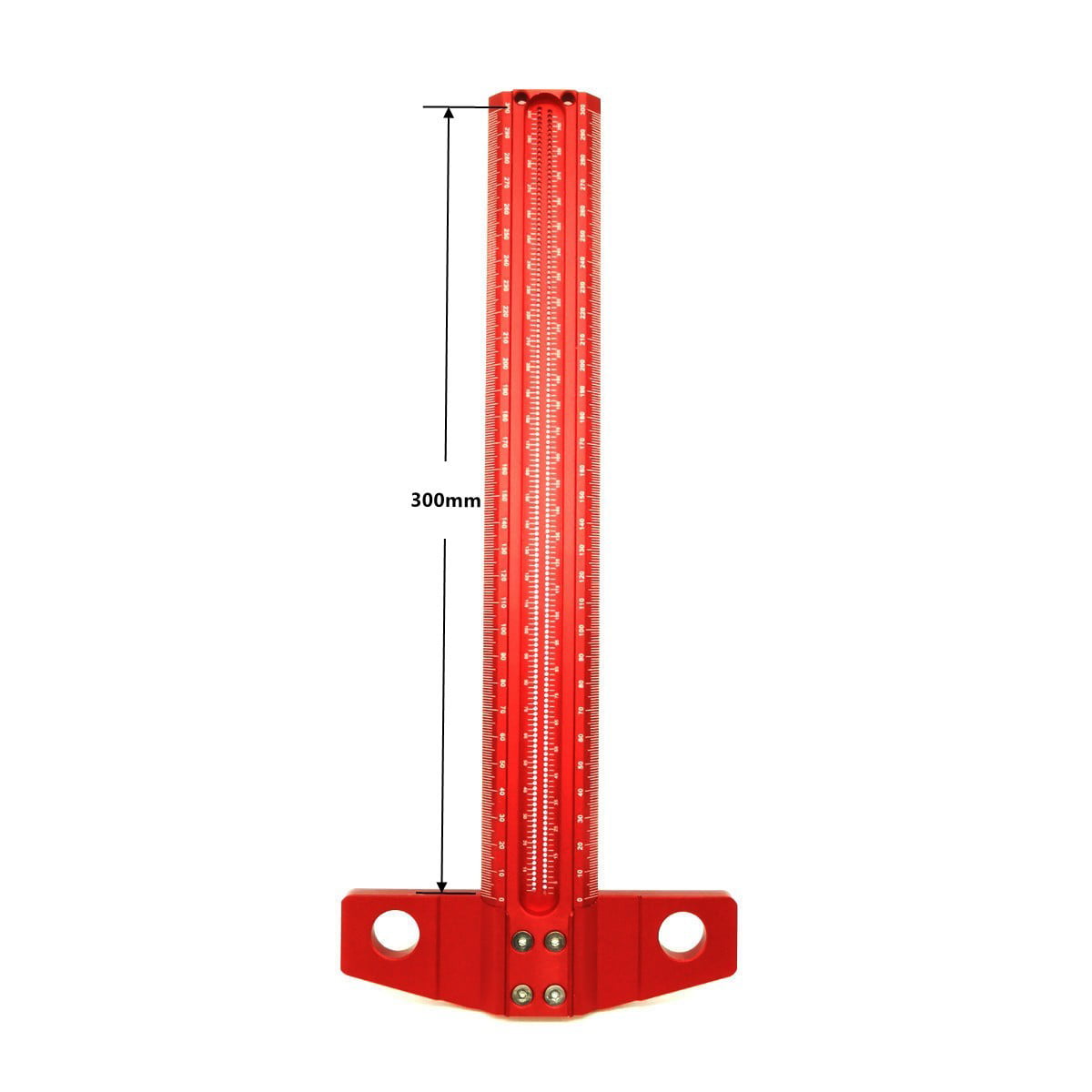 Scribing Ruler High Accuracy Aluminum Alloy Marking Tool for DIY Enthusiasts Woodworking Projects Measuring Ruler 