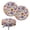 Flowers Pattern, variant on HUIACONG Stretch Bar Stool Saddle Padded Seat Covers for Kitchen Bathroom, Soft Fabric Waterproof Round Bar Stool Cushion Padded Cover with Dustproof