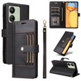 thumbnail image 1 of FOXDOCK Funda tipo Cartera para Xiaomi POCO C65 – Cubierta de Cuero PU con Múltiples Ranuras, Bolsillo para Efectivo y Correa de Muñeca, 1 of 6