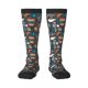 thumbnail image 1 of Fotbe Coffee Lover Print Calcetas Divertidas Estampadas para Hombre y Mujer, Calcetas de Algodón hasta la Rodilla para Caminar, Correr, Enfermería y Embarazo, 1 of 6
