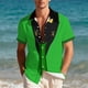 thumbnail image 4 of Ceisia St. Patrick's Day Men's Unisex Hawaiian Shirt | Summer Beach Casual Short Sleeve Button Down Gift Printed Top, 4 of 9