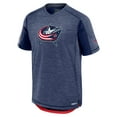 thumbnail image 2 of Men's Fanatics Heather Navy Columbus Blue Jackets Authentic Pro Rink Performance T-Shirt, 2 of 3