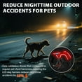 thumbnail image 6 of Light Up Dog Harness No Pull Adjustable LED Dog Vest for Night Walks USB Rechargeable for Small Medium Large Dogs - Large, Red, 6 of 6