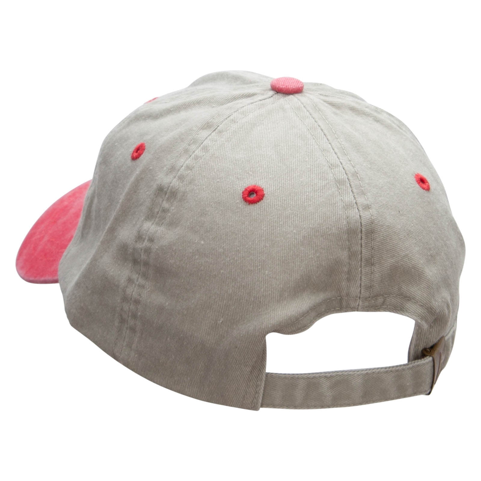 Doctor Stethoscope Embroidered Pigment Dyed Wash Cap - Beige Red OSFM
