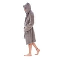 thumbnail image 5 of Keanu Mens Wolf Head Fleece Dressing Gown, 5 of 5