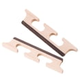 thumbnail image 2 of CEORPER 4 Strings Banjo Bridge Wood Maple 3 Footed Banjo Bridge Enhancing Acoustic Resonance Banjos Parts Replacement, 2 of 7