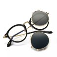thumbnail image 2 of Double Layer Steampunk Flip-Up Sunglasses Flip Cover Black Shades Glasses Punk Eyeglasses Two Usage Computer Eyeglasses, 2 of 6