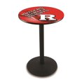 thumbnail image 1 of Holland Bar Stool L214B4228Rutger-D2 42 in. Rutgers Scarlet Knights Pub Table with 28 in. Top, 1 of 1