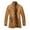 Yellow, variant on Wyobmus Mens Vintage Leather Jacket Solid Color Full Zip Windproof Motorcycle Jacket Long Sleeve Hoodless Outwear Coat Coffee