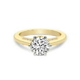 thumbnail image 4 of IGI Certified 2 Carat Round Shape Lab Grown Diamond Engagement Ring | 14K Yellow Gold | Esther Tacori Style Solitaire Diamond Ring | FG-VS1-VS2 Quality Friendly Diamonds, 4 of 6