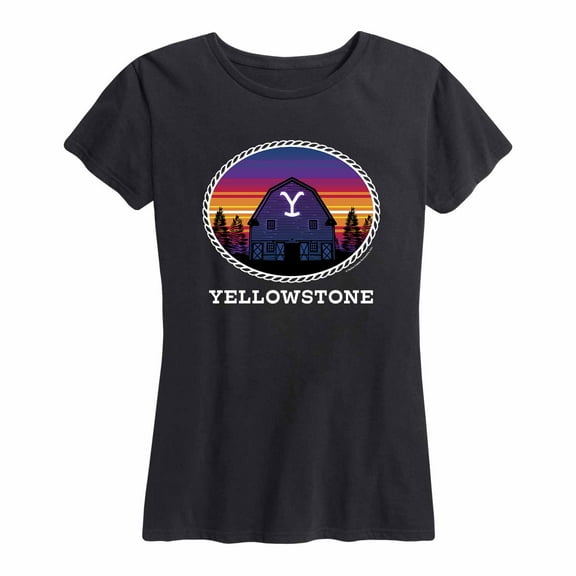 Yellowstone - Y Brand Sunset - Women's Short Sleeve Graphic T-Shirt