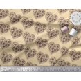 thumbnail image 2 of Soimoi polyester Crepe Fabric Pizza Food Print Fabric by the Yard 42 Inch Wide, 2 of 3