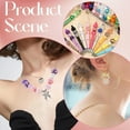 thumbnail image 5 of 1 set DIY Bracelets Jewelry Making Kit Including Round Plastic Acrylic Resin Rhinestone Beads Mixed color 8~53x0.45~20mm Hole: 1.6~3mm, 5 of 5