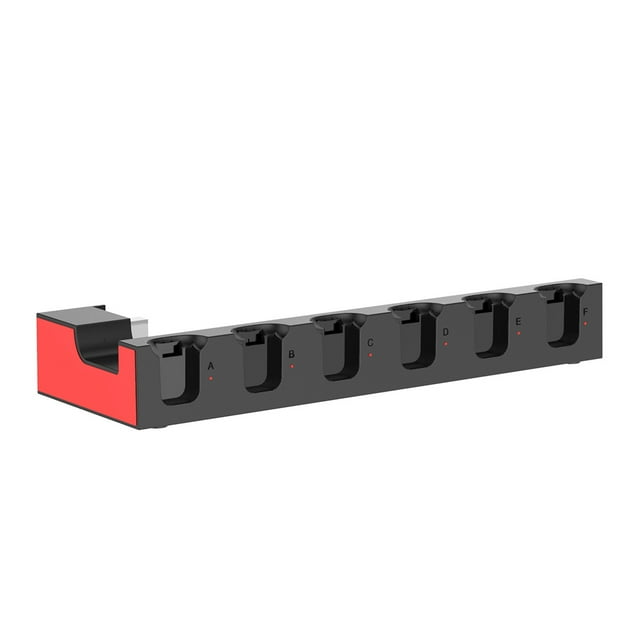 Cargador controlador para NS Joy-Con base carga interruptor () y rojo