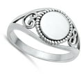 thumbnail image 4 of Celtic Sun Heart Love Promise Ring .925 Sterling Silver Band Jewelry Female Male Unisex Size 9, 4 of 4