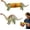 Brontosaurus A12, variant on 2026 Creative Dinosaur Corn Cob Holder, Stainless Steel Skewer Rack with Pointed Prongs, Fun Tabletop BBQ Accessory for Picnic & Outdoor Dining