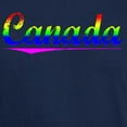 thumbnail image 3 of CafePress - Canada, Rainbow, Dark T Shirt - Men's Classic Graphic Cotton T-Shirt, 3 of 4