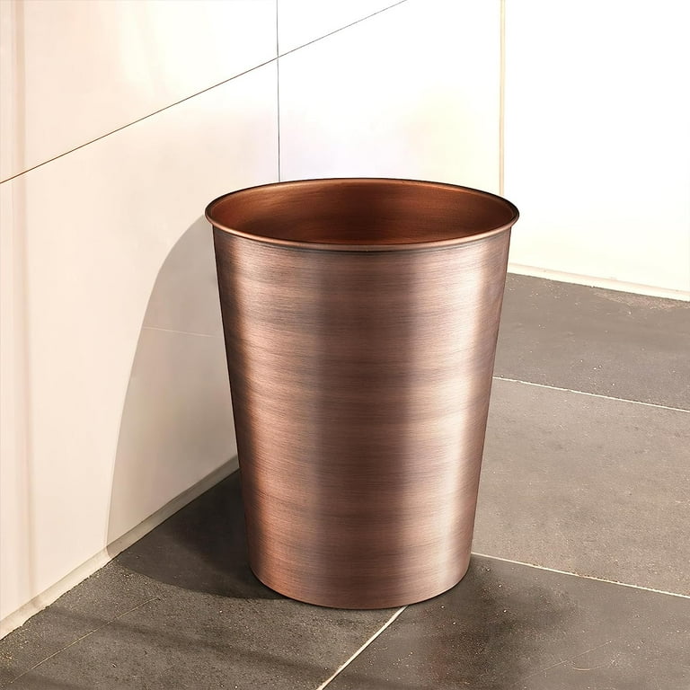 Copper trash can discount