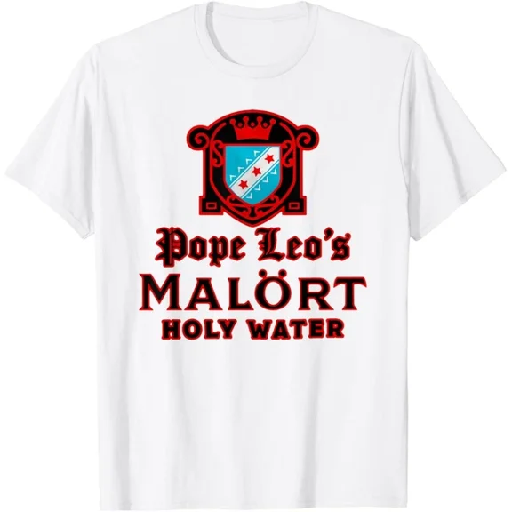 Hot Trending Pope Leo'S Malort Holy Water T-Shirt S-5Xl Birthday Gifts; For Men & Women