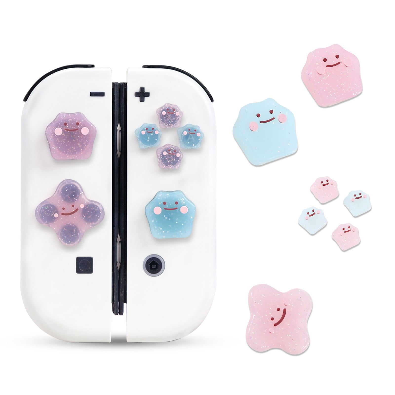 Switch Button Caps Joystick Cover Compatible with Nintendo Switch/OLED - Ditto