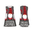 thumbnail image 7 of Honeii Chillin with My Gonme Print Women's Sleeveless Dress, Loose Fit Casual Dress for Women, Summer Fashion Dress, 7 of 7