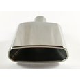 thumbnail image 4 of Exhaust Tip 7.25 X 3.00" Outlet 8.50" Long 2.25" Inlet Rolled Rectangle W300775-225-RR-SS Polished Stainless Steel Wesdon Exhaust Tip, 4 of 8
