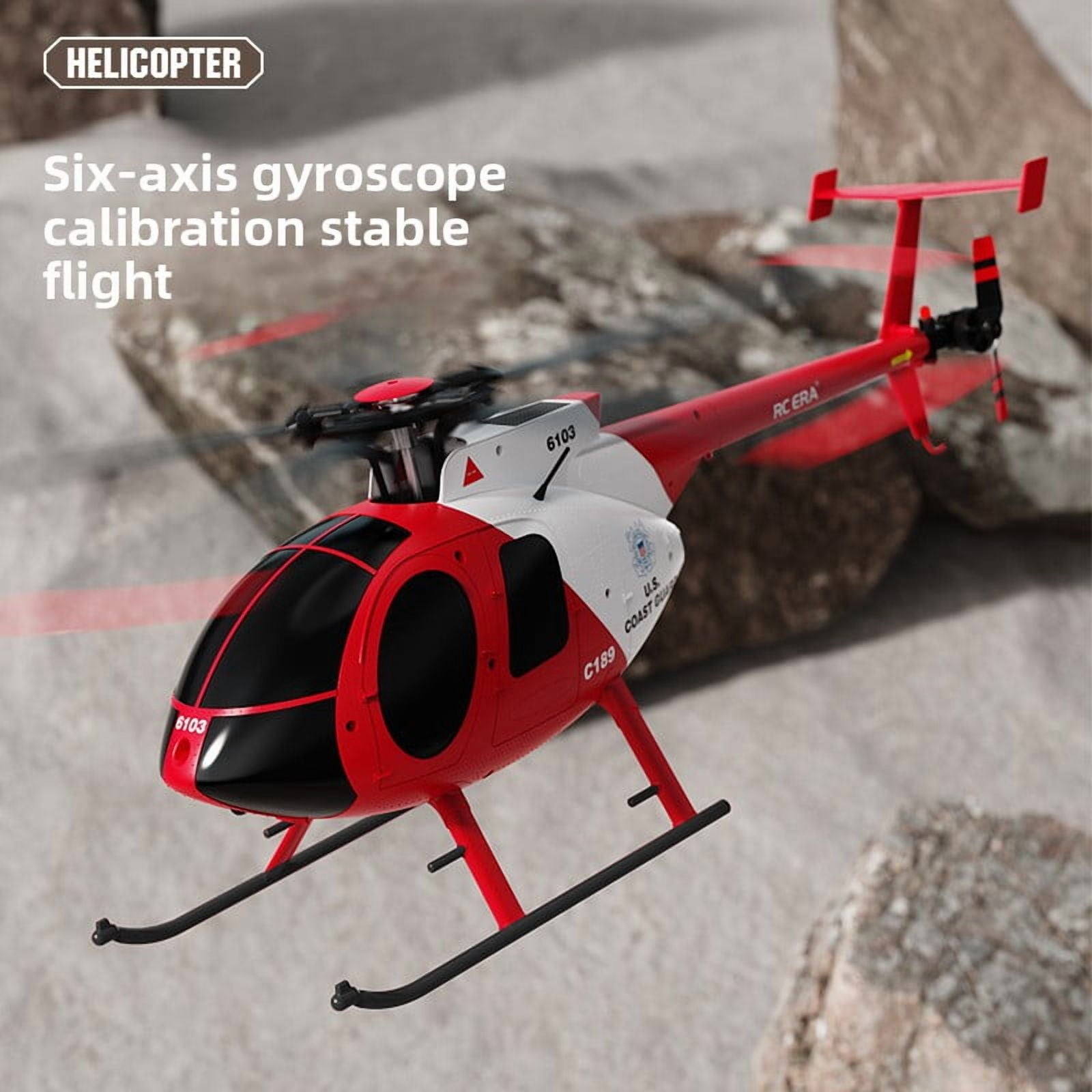 C189 Bird-Scale RC Helicopter - 200M Range, Auto Hover, Crash Resistant, 10 Min Flight, Beginner Friendly with 2.4G Remote