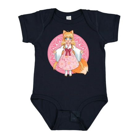 

Inktastic Fox Chibi Anime Girl Gift Baby Girl Bodysuit