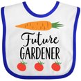 thumbnail image 3 of Inktastic Gardening Future Gardener Boys or Girls Baby Bib, 3 of 4
