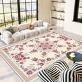 thumbnail image 4 of 3'x5' office floor mat for carpet carpet for kitchen boho area rug plush area rug rustic area rug, 4 of 10