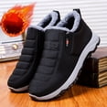 thumbnail image 4 of Xmyrz Snow Boots For Men Waterproof Cozy Round Toe Vogue Thin Flat Going Out Wide Calf Boots Winter Boots Mens Shoes, 4 of 9