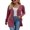 Vin Rouge, variante sur Diconna Cardigan Mode pour Femmes à Col en V, Couleur Unie, Côtelé, Manches Longues, Chandail Boutonné, Automne, Décontracté, Manteau en Tricot Doux
