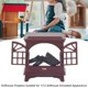 thumbnail image 4 of Chimenea en miniatura 1:12 bonita chimenea para casa de muñecas decoración de muebles plástico simulado vivo para fiesta en casa para aficionados ANGGREK Otros, 4 of 8