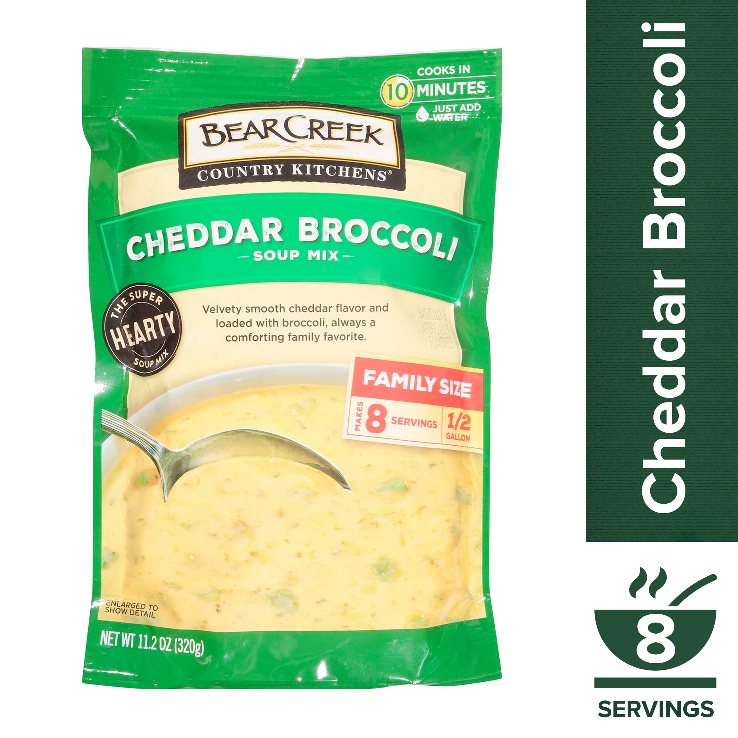Bear Creek Country Kitchens Cheddar Broccoli Soup Mix, 11.2 OZ Pouch