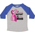 thumbnail image 3 of Inktastic Breast Cancer Awareness I Support My Mom with Pink Ribbon Boys or Girls Toddler T-Shirt, 3 of 5