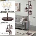 thumbnail image 3 of Lámpara de pie industrial farmhouse de 173 cm ROTTOGOON de 3 luces, 3 of 7