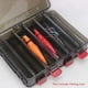 thumbnail image 5 of Caja de almacenamiento de señuelos de pesca, bandejas de almacenamiento de doble cara, 10 compartimentos, caja de almacenamiento impermeable para chaleco de pesca con mosca TUNC Sencillez, 5 of 5