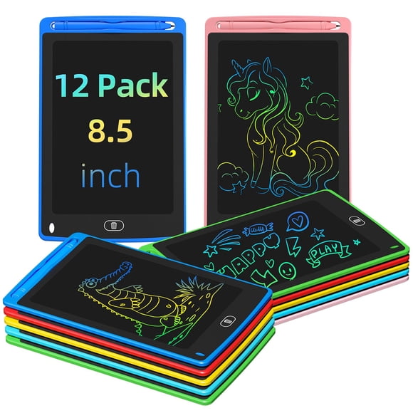 Tableta de escritura LCD TQU de 8.5 pulgadas para niños con bloc de notas borrable