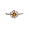 thumbnail image 3 of 1ct Rose Moissanite Rings for Women D Color VVS1 Clarity Red/Green/Pink Diamond Rings S925 Sterling Silver Moissanite Engagement Rings with Certificate, 3 of 9