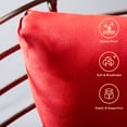 thumbnail image 3 of MeetLeisure Outdoor / Indoor Egg Chair with Ottoman & Cushions,Red, 3 of 8