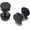 Wide:8MM A-Metal Color:Black, variant on Mens Stud Earrings Stainless Steel Illusion Tunnel Plug Screw Back with Carbon Fiber, 2pcs